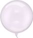 PartyDeco Folieballon Orbz Transparant Paars - 40 cm