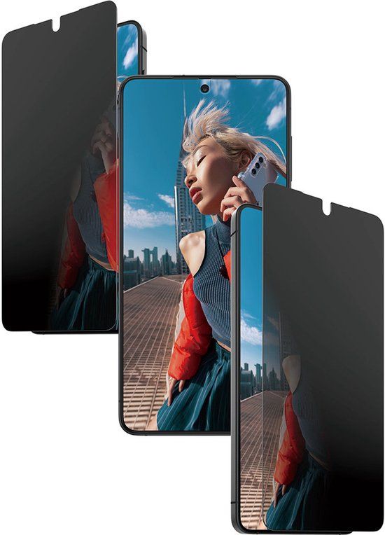 PanzerGlass Screenprotector Samsung Galaxy S26 Plus Glazen Privacy - Case Friendly - Zwart