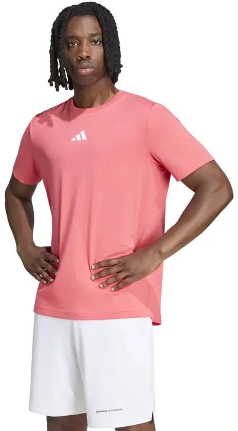 Adidas Padel Cat T-shirt Korte Mouwen Roze S Man