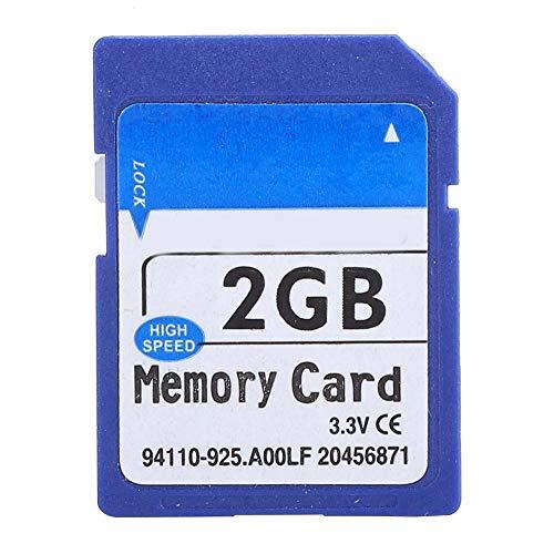 Dpofirs SD-geheugenkaart met adapter 1G 2G 8G 16G 32G 64G, High Speed draagbare geheugenkaart lezen en schrijven, van toepassing op MP3 MP4 Camera SLR Game Machine-luidspreker, wit, blauw(2 G)