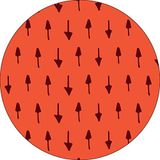 Bonateks Ronde digitaal bedrukte muismat, antislip onderkant, voor kantoor en thuis, diameter: 22 cm