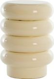Light & Living Bijzettafel Mirogi - Crème - Ø30cm - Modern