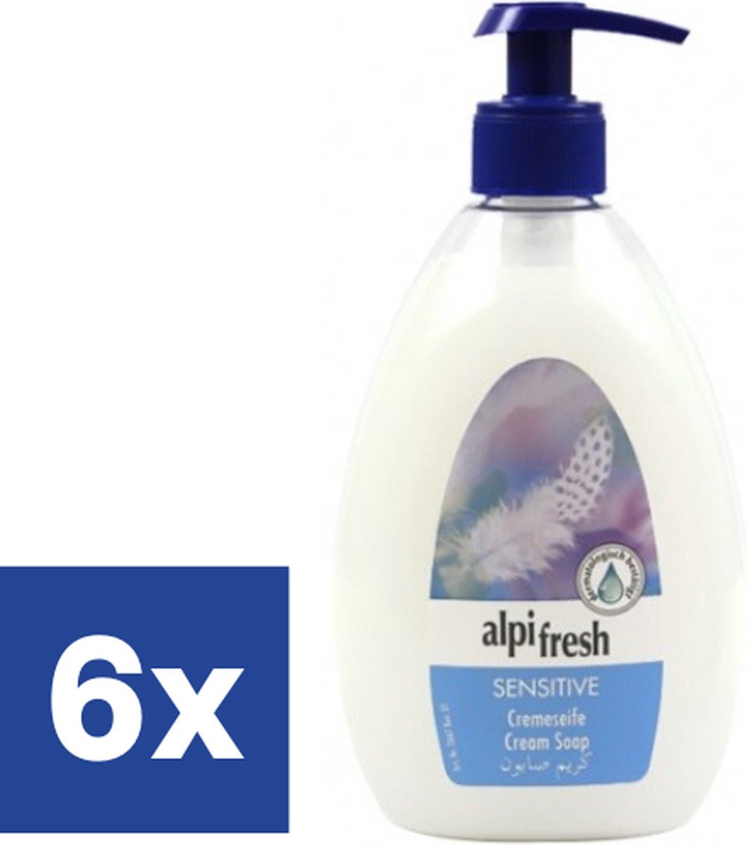 Alpi-Fresh Sensitive Handzeep - 6 x 500 ml