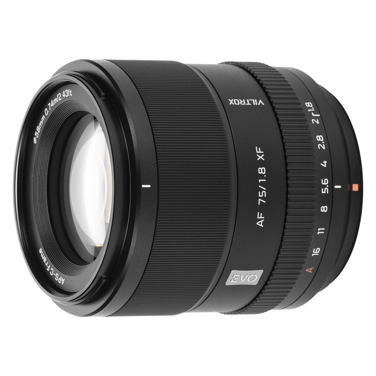 Viltrox 75mm f/1.8 AF EVO Fujifilm X-mount objectief