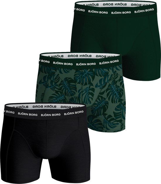 Björn Borg Bjorn Borg Cotton Stretch Boxers 3Pack Multicolour Heren Maat XXL