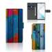 B2Ctelecom Samsung Galaxy Note 10 Book Style Case Wood Heart - Cadeau voor je Vriend