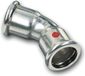 Sanha Persbocht 35 mm – 45° – Gegalvaniseerd Staal
