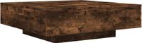 vidaXL Salontafel Gerookt Eikenhout 100x100x31 cm