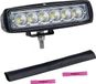 febi bilstein Werklamp 6 LED 1800 Lumen 18 Watt Flood 9-32Volt Aluminium Zwart