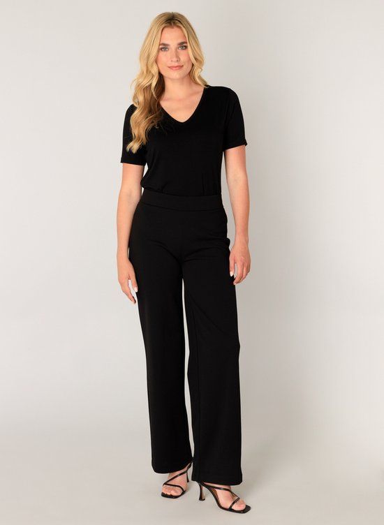 BASE LEVEL Yarah Broek - Black - maat W42 / L32