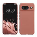 kwmobile telefoonhoesje geschikt voor Google Pixel 8 - Hoesje voor smartphone - Precisie camera uitsnede - TPU back cover in winter roze