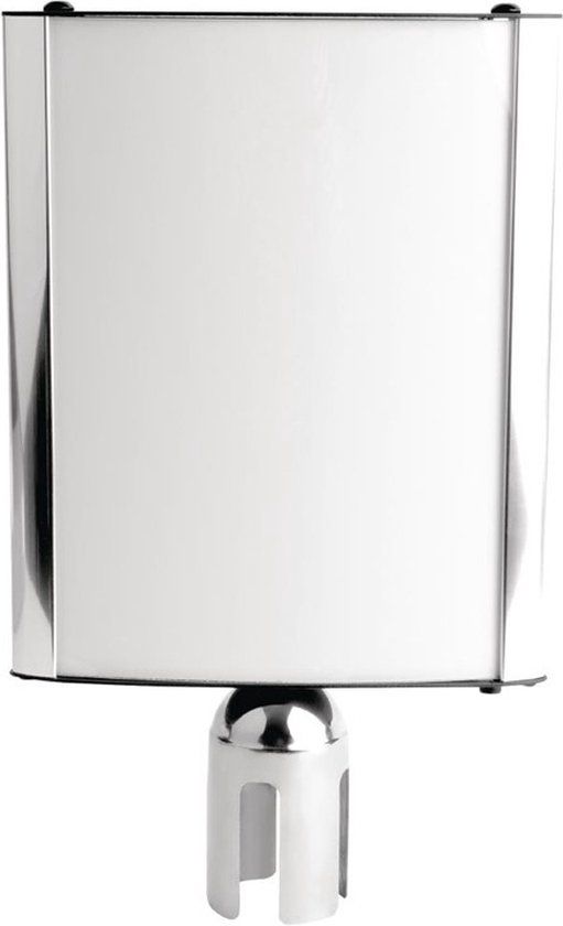 Bolero afzetpaal display - Zwart - Aluminium - 30 cm