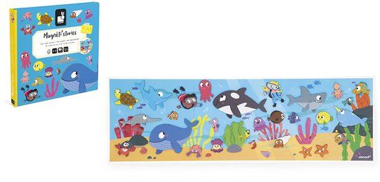 Janod Magneti Stories De zeebodem Educatieve magneetset