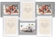 ZEP Houten Multi Fotolijst Rouen 6Q Grijs/Wit voor 6 foto's 10x15 cm