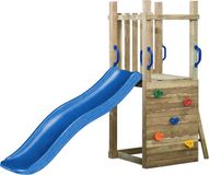 Swingking Houten speeltoren Irma blauw 70x160x175cm