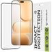 Techsuit Film de protection d'écran pour Honor 600 Lite, Verre Trempé, Full Glue, 111D, Noir