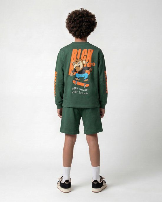 Black Bananas KIDS KEEP FLYING TWINSET Green 116