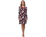 Pastunette Premium Nachthemd Burgundy Dream Ecovero Viscose Lange Mouw Gebloemd Rood Maat 46