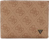 GUESS Vezzola Heren Billfold Portemonnee Kunstleer - Beige
