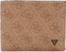 GUESS Vezzola Heren Billfold Portemonnee Kunstleer - Beige