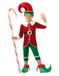 Rubies Elfen-Boy Deluxe kostuum voor kinderen, jas met broek, manchetten, riem, muts en overschoenen, kerstelfen, voor Kerstmis, schooluitvoeringen, feestjes (maat XXS, 3-4 jaar)
