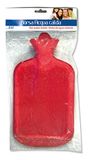 Megaplast Warmwaterkruik 2 liter, van hoogwaardig natuurlijk latex met gelamineerd oppervlak, warmwaterkruik, ideaal voor het verlichten van nekpijn, schouders, handen, reuma, rood