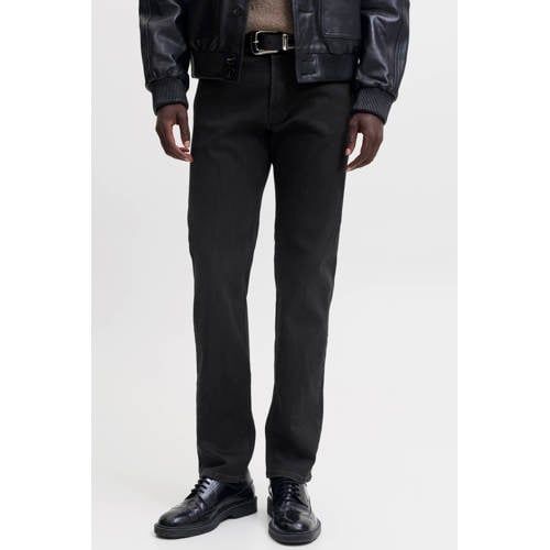 JACK & JONES tapered jeans - zwart