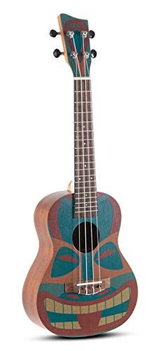 GEWA Concert Ukelele Manoa Tiki K-CO-TB Incl. gigbag