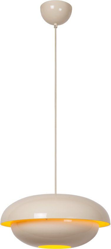 Lucide YOUNES - Hanglamp - Ø 40 cm - 1xE27 - Beige