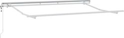 Syfax Markezeramen wit 3,5 x 2 meter metaal