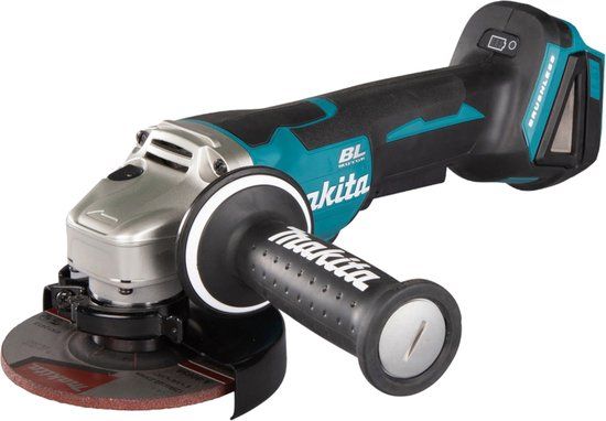 Makita DGA508Z - 18V Accu Haakse Slijper - 125mm - Body - Koolborstelloos - Softstart