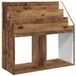 vidaXL Étagère à livres pour enfants Bois de grange 72,5 x 29,5 x 69 cm