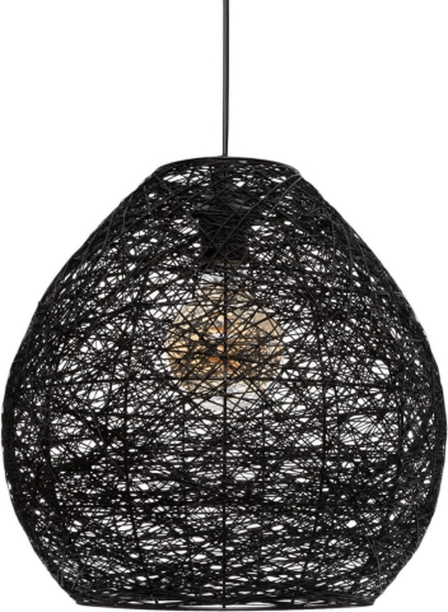 Atmosphera Zwarte hanglamp Mona Breedte 34 cm