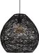 Atmosphera Zwarte hanglamp Mona Breedte 34 cm