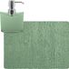 MSV Badkamer droogloop tapijt - Groen - 50 x 70 cm
