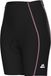 Merkloos Korte fietsbroek voor dames met zeem, zwart/roze en effen zwart