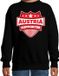 Bellatio Decorations Austria supporter schild sweater zwart voor kinderen - Oostenrijk landen sweater / kleding - EK / WK / Olympische spelen outfit 122/128
