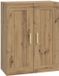 vidaXL - Wandkast - Muurmontage - Artisanaal - eiken - 69,5 x 34 x 90 cm