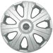 Petex RB53241 wieldop Racing Pro 2-voudig gelakt, materiaal: nylon in box, zilver - set van 4