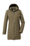 G.I.G.A. DX dames Gewatteerde parka/functionele parka in donslook met afritsbare capuchon GW 77 WMN QLTD PRK_Bacarya, schlamm, 46