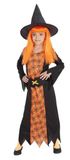 Rubies Heksenkostuum voor meisjes en jongens, oranje jurk en hoed, officieel gelicentieerd product, heksenkostuum voor Halloween, feestjes