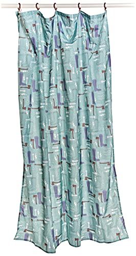 Bonamaison Digitaal Gedrukt Douchegordijn, Waterdicht Anti-schimmel, 140x200cm - Turkije