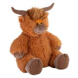 Wild Republic Snuggleluvs Highland koe, 38 cm, cadeau voor kinderen, pluche dier, gevuld in gerecyclede waterflessen