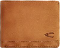 camel active Wallet gemaakt van leer met RFID safe - Maat menswear-OS - Cognac