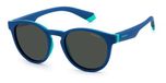 Polaroid Kinderen PLD 8048/S Azure green 45/18/130 JUNIOR Zonnebrillen