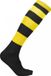 PROACT® Gestreepte Sportsokken PA021 - Black / Sporty Yellow - 39/42 EU