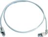 Telegärtner 100008669 RJ45 Netwerkkabel, patchkabel CAT 6A S/FTP 5.00 m Grijs Vlambestendig, Snagless 1 stuk(s)