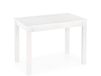 Icecat table à manger contemporaine extensible blanche