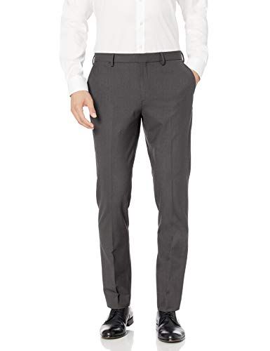 Amazon Essentials Slim-fit Kreukbestendige Stretch Dress Pant - Houtskool - 31W x 30L
