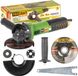 Procraft PW2350 meuleuse d'angle 1300 watt 125 mm sans balais